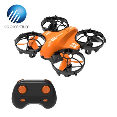 China Coolerstuff S2 fashion mini drone aerocraft UAV dron mini beginner stunt small size rc headless drone for kids without camera for sale