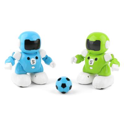 China Light two pcs smart interactive sports football party toy rc robot electric football with light-sound for sale