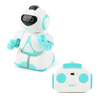 China Shaking Head Cooler New Mini RC Robot Smart Robot Toys Infrared Shaking Head With LED Light Gift For Kids for sale