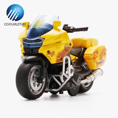 China Coolerstuff RC Hobby Combine 1:14 RC Motorcycle Toys Patrol Police Car With Light And Sound Toys Motorcycle Model for sale