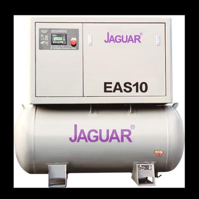 China Lubricated 10HP JAGUAR modity industry portable screw automotive air compressor for sale