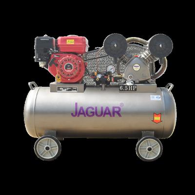 China 6.5HP JAGUAR Gasoline Drive 116 PSI 12.7 CFM Lubricated Portable Design Piston Air Compressor for sale