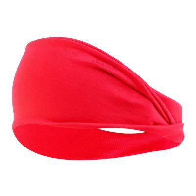 China Men's And Women's Yoga Headbands Sports Headband Multi Functional Headband Candy Color Headband for sale