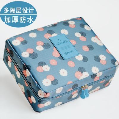 China High Quality Waterproof Oxford Cloth Storage Bag Hand Carry Quartet Ladies Cosmetic Bag With Zipper Business Travel Multifunctional Wash Bag for sale