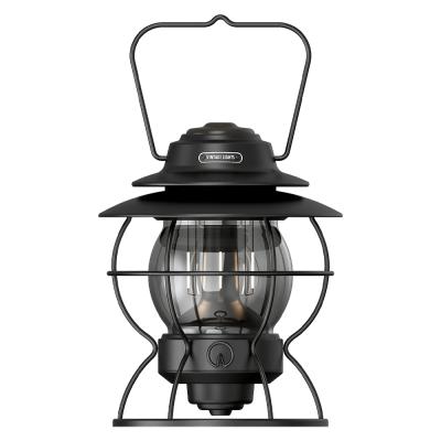 China 360 Degree Luxury Retro Rechargeable Light Portable Vintage Camping LED Garden Light for sale