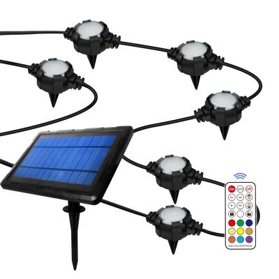 China 2022 New RGB Garden Outdoor Solar Led Decorative Garden Lights for sale