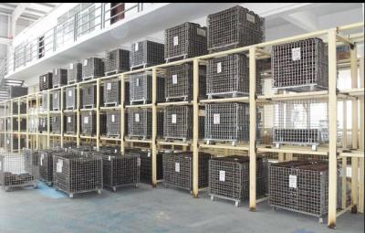 China Zinc Plating Mesh Storage Boxes Wire Mesh Container Up To 1.2 Tonne for sale