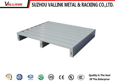 China Bespoke 2 Way Entry Welded Galvanizing Steel Pallets For Store Room for sale