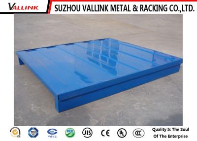 China Standard Powder Coating / Zinc Plating Steel Pallet For Warehosue Storage for sale