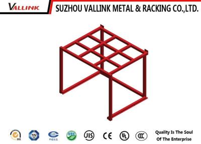 China Cold Rolled Steel Warehouse Stacking Rack With 4 Layers / Metal Shelving Racks for sale