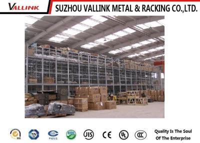 China Custom Mezzanine Floor Racking System / High Density Steel Storage Shelving for sale