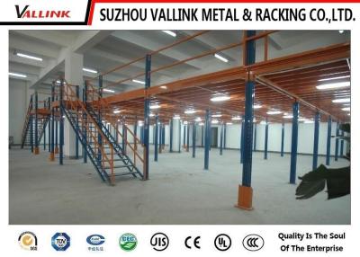 China Two Tier Heavy Duty Steel Mezzanine Racking System For Warehouse Storage for sale