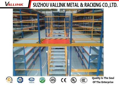 China Großes Tragfähigkeits-Mezzanin-Regal-Racking-System mit dem Pulver beschichtet oder galvanisiert zu verkaufen