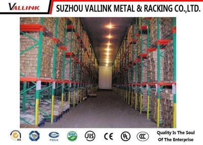 China Heavy Duty Metal Warehouse Pallet Racking Systems / Drive - In Rack for sale