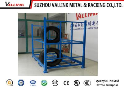 China metal Steel Adjustable 4S Auto Store Tire Storage Rack Loading Capcity 1000kg for sale