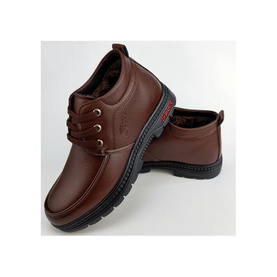 China Manufacturers Wholesale Durable Quick-Drying Durable Mens Cotton Leather Shoes for sale