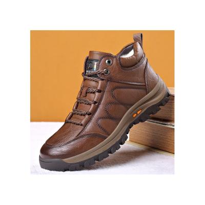 China Factory direct sales durable quick-drying durable men's cotton leather shoes for sale