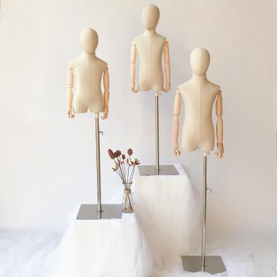 China Other upper-body children model with stand torso child mannequin for sale