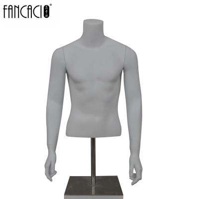 China Male Half Body Windows Display Mannequin With Bottom Cheap Display Headless Mannequin for sale