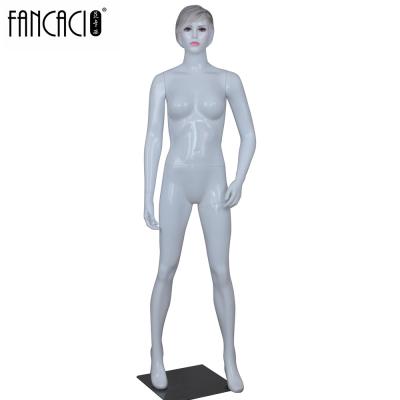 China Other make up female mannequin with hair stand mannequin white color 3015 for sale