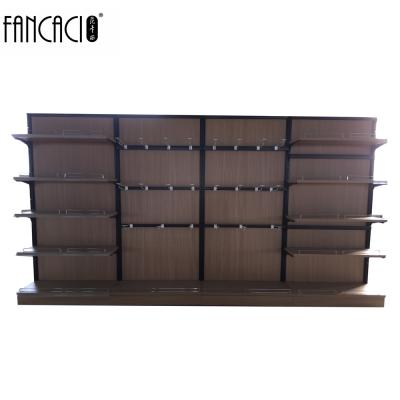 China Home furniture fashion shopmall wooden display rack shoe display rack for sale