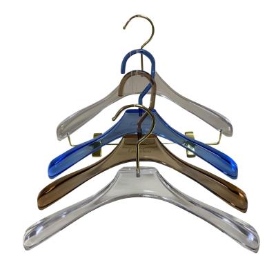 China Bridal Bridesmaid Acrylic Hanger Perspex Hanger DISPLAY Shirt Hanger for sale