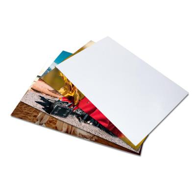 China Long Custom Sublimation Durable Glossy White Metal Plate HD Metal Aluminum Sheet for sale