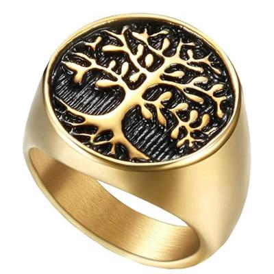 China Custom Jewelry Mens Stainless Steel Championship Fashion TRENDY Ring Metal Stainless Steel Ring for sale