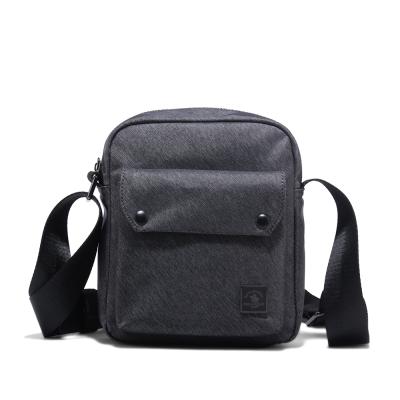 China Custom Logo Water Resistant Shoulder Bag Body Pack Small Sling Simple Waterproof Cross Travel Bag Nylon Sports Trunk Bag Men for sale