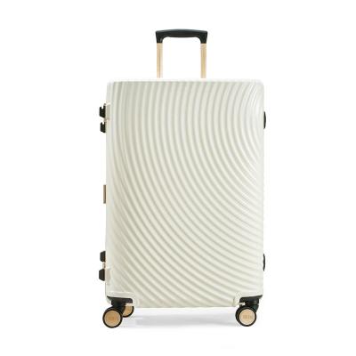 China Durable lightweight luggage colorful 20/24/28 inch ABS travel trolley luggage bag with good quality $8.60 - pie $12.00/ for sale