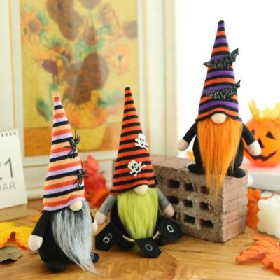 China Handmade Scandinavian Tomte Halloween Paper Gnome Plush Toy for Halloween Decoration Table for sale