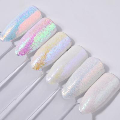 China OEM China Cheap Pink Factory Personal Nail Art Acrylic Nail Powder Colors DIY Laser Nail White Laser Powder for sale