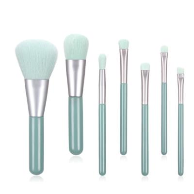 China Angular Blush High Quality Blending 7pcs Cosmetic Brushes Foundation Eyeshadow Makeup Set Brush for sale