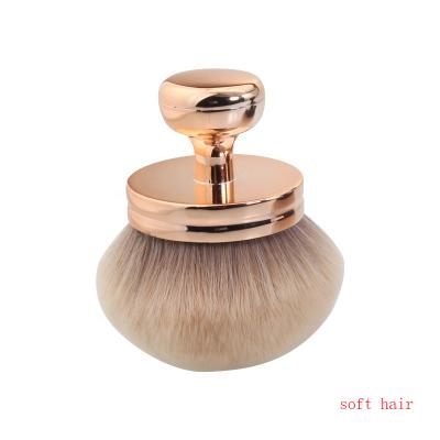 China Angular Blush Makeup Bamboo Golden Top Popular Synthetic Holder Private Label Design Brush Set 2022 for sale