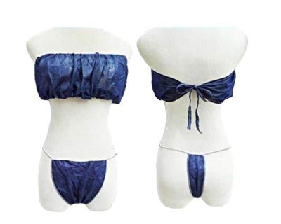 China Antibacterial Disposable Underwear Bra And Panties For SPA for sale