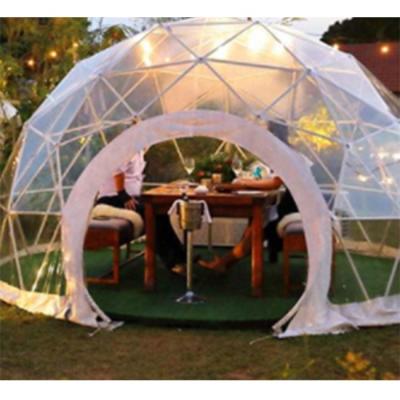 China Extended Type Outdoor Igloo Transparent Waterproof Flame Clear PVC Dome Tent for sale