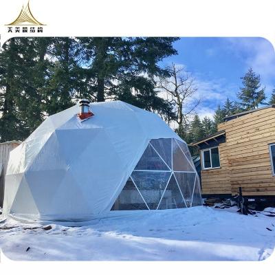 China Best waterproof flame retardant tenda UV-resistance heat insulation dome galmping dome tent for family camping outdoor tents for sale