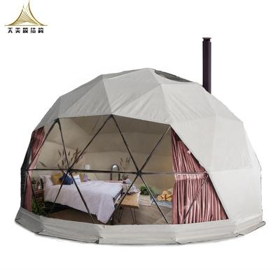 China Waterproof fireproof prefab house igloo cheap price heat insulation dome tent UV-resistance glamping camping tents for sale