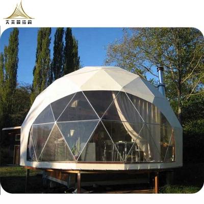 China Extended type low price dome tents pvc coating roof resort dome home hotel waterproof living tent custom made glamping for sale