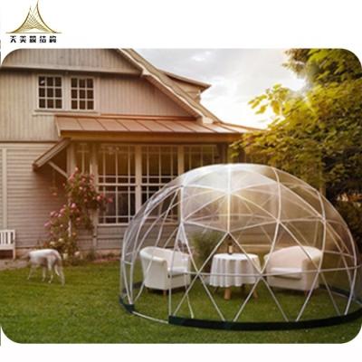 China Heat Waterproof/Fire Retardant/New Design 6m Small Igloo Dome Tents UV Clear Geodesic Dome Tent For Outdoor Restaurant for sale