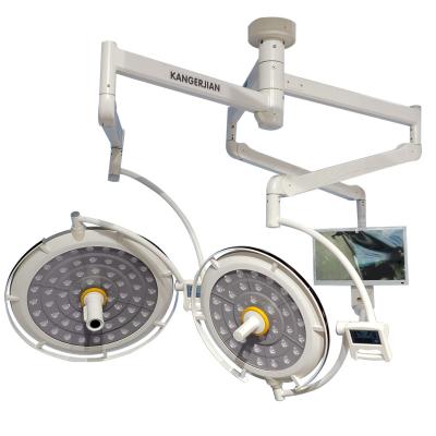 China Operating Theater Lamp Double Dome LED Lamp Surgical Shadowless Ceiling Mounted Hospital Operating Theater Light for sale