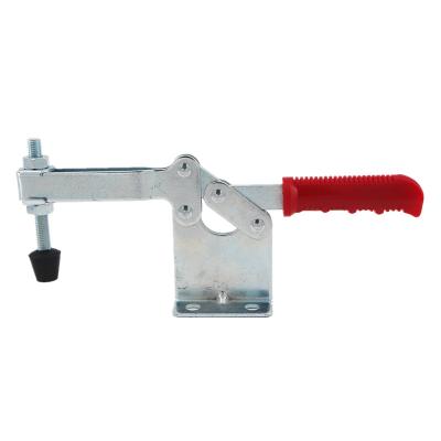 China Industrial Horizontal Toggle Nickel Plated Clamp With Integrated Clamping Quick Action Hold Clamps With Bar Anti-Slip Capacity 400kgs 200WLH for sale