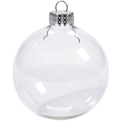 China Christmas Ball Ornaments Wholesale Christmas Ornaments Decoration Transparent Clear Christmas Ball for sale