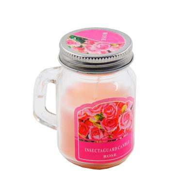 China Eco Friendly Durable Scented Keepsake Jar Jam Cup Scented Glass Candle for sale