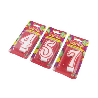 China wholesale cheap china numbers kids birthday candles large NO--toxic 1 to 0 for sale