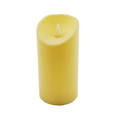 China Battery Operated Centerpieces Flameless Artificial Wedding Pillar Led Candle for sale