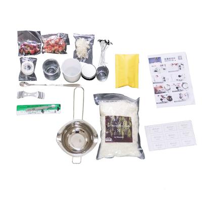 China Scented hot sale private label gift diy soy wax starter candle making kit for sale