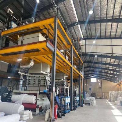 China : Hotels high performance SMS blown pattern melt nonwoven fabric production line/nonwoven fabric machine/A.L NONWOVEN nonwoven machine for sale