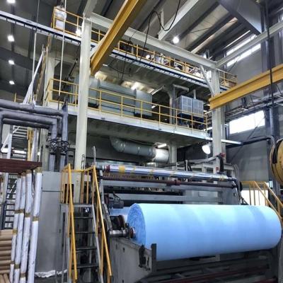 China : Hotels Presell High Performance SMS Melt Blown Nonwoven Fabric Production Line / Nonwoven Fabric Making Machine for sale