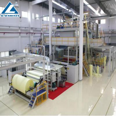 China New design ss 2.4m pp fabric machine 2017 disposable spunbond nonwoven fabric machines non woven fabric making machine price for sale